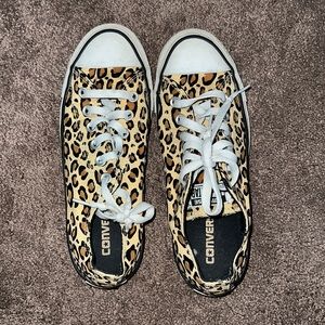 Cheetah Print Converse